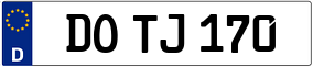 Truck License Plate